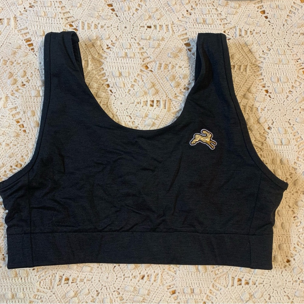 Tracksmith Black Women’s Sports Bra - Medium